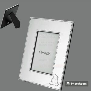 ** New in Box Christofle Baby Bear Picture Frame